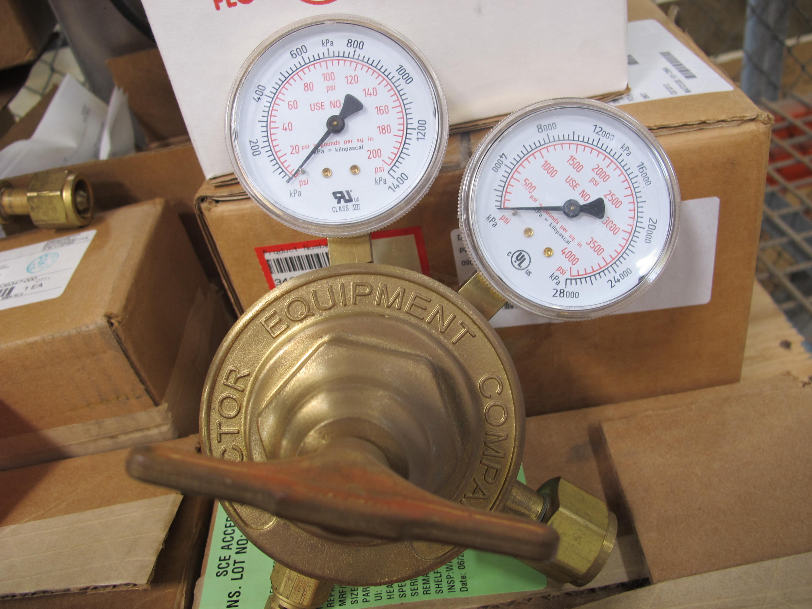 LOT TO INCLUDE: (28) RAYCHEM TAPE, 2" X 25 FEET SIZE, JACKET REPAIR KIND. KIT CONSIST OF 1 ROLL OF FLAME- RETARDED, HEAT-SHRINKABLE TAPE, (3) KITS, FIRST AID TYPE, HIP-KIT KIND. CONTENTS- 1- 1/8 OZ BURN JEL, 8- 1" X 3" ADHESIVE BANDAGES, 1- 2" X 4-1/2" ADHESIVE BANDAGE2- KNUCKLE BANDS, 3- ALCOHOL WIPES, 2- STING KILL SWAB, 2- TRIPLE ANTIBOTIC, 1/2 GRAM, FLOWSERVE SEAL, MECHANICAL TYPE, 1-7/8" SHAFT DIAMETER, P-50 SINGLE INSIDE-CARTRIDGE KIND, 316 SS MATERIAL, (1) METER, 3-1/2" EDGEWISE KIND, 4-20MA DC INPUT RANGE, MODEL 371 STYLE. HORIZONTAL SCALE, (1) VEKTOR OXYGEN AND GAS TORCH GAUGE, (1) KOEHLER PART # 288-115-002. LOADING & HANDLING FEE $15-4203